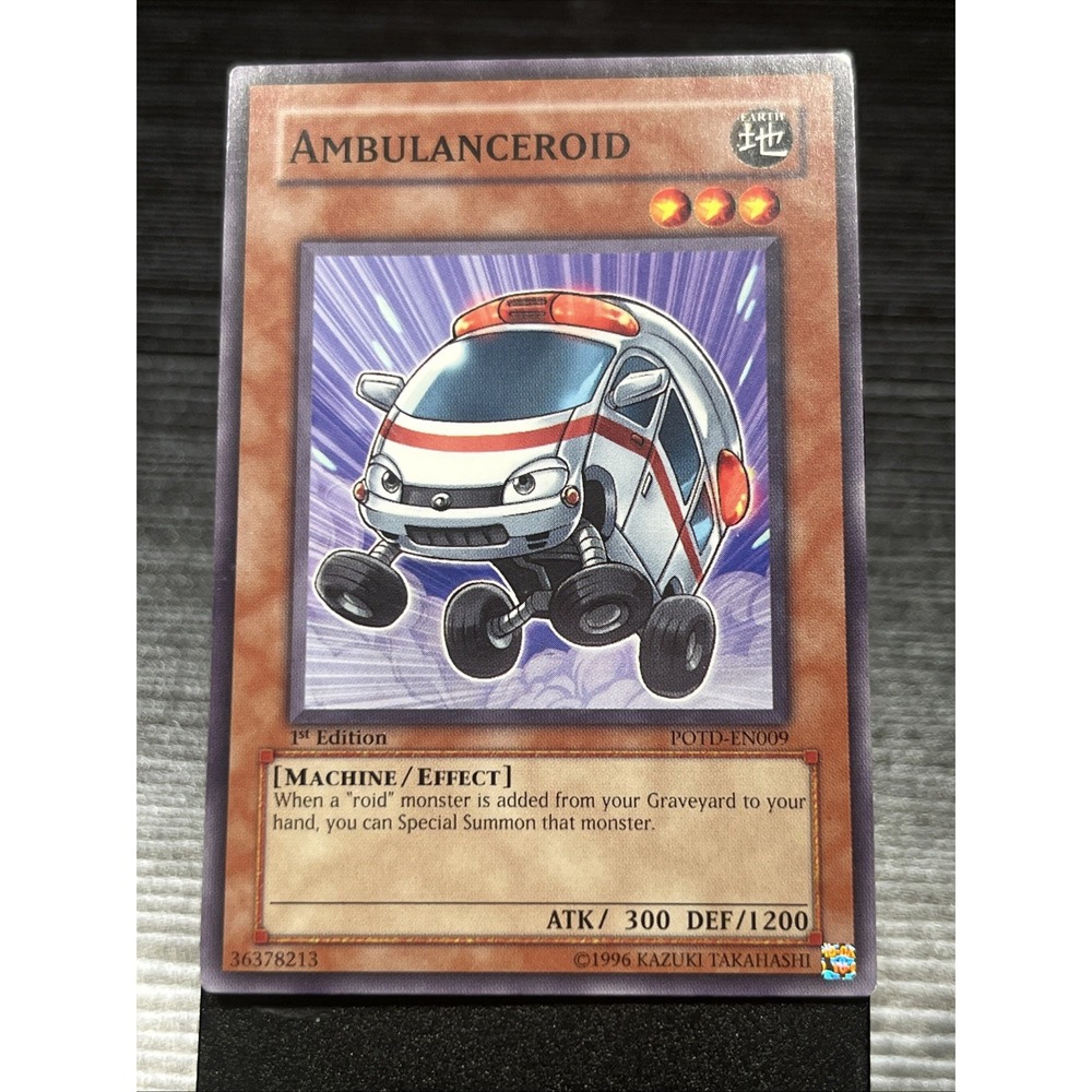 Ambulanceroid POTD-EN009‎ Yu-Gi-Oh! Light Machine Rare – Near Mint – Unlimited